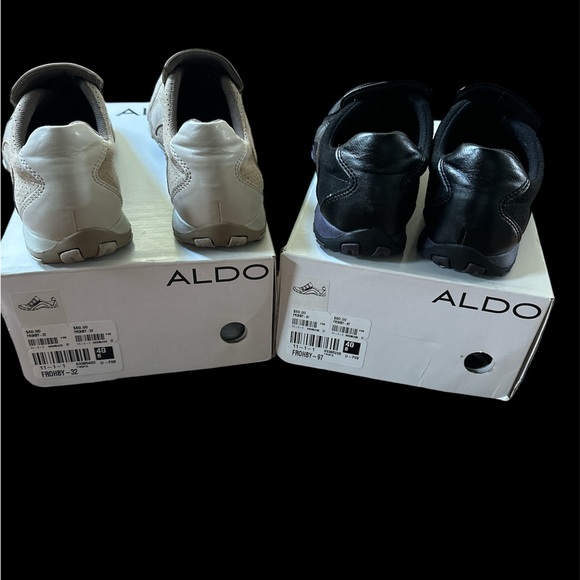 ALDO (2 pairs) slip on sneakers! Gently worn. Comes with boxes - Picture 3 of 4